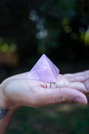 Rose Quartz Pyramid